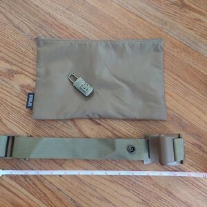 3 Pcs Hartmann Set Pouch Padlock Plus Vintage